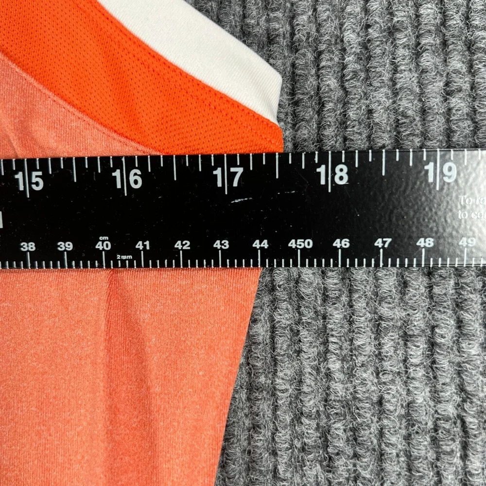 Nike Polo Shirt Womens Small Orange Sleeveless Outdoor Casual Golf Lightweight